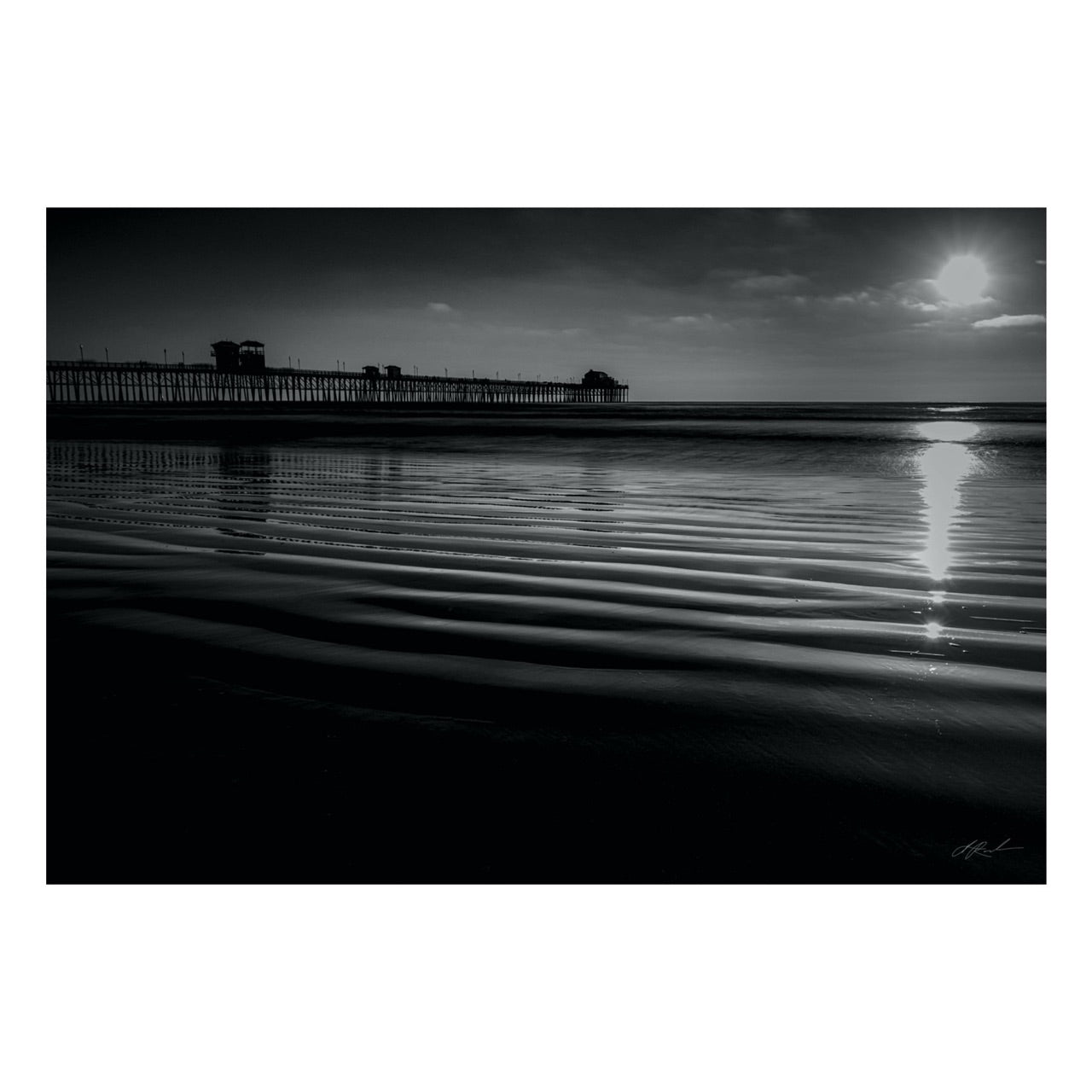 "Aetherial Tides" | Black and White Photography Print