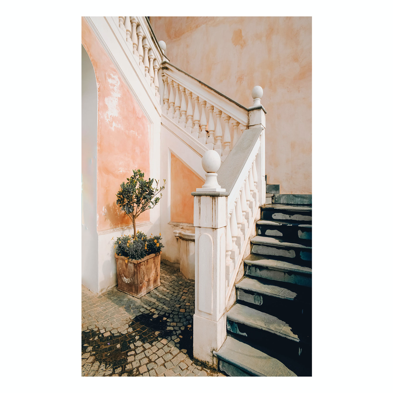 "White Bannister" | Architecture Photography Print