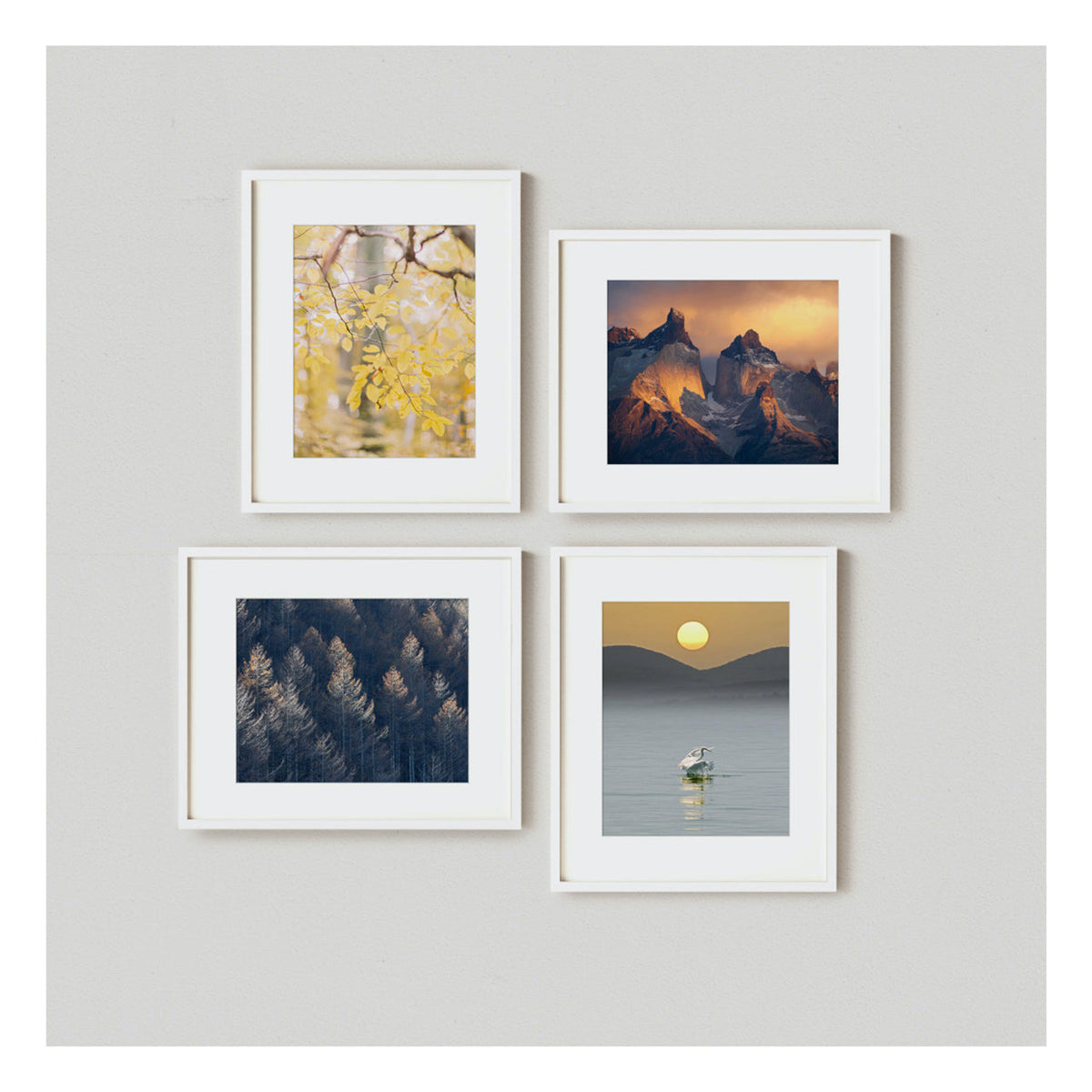 Serenity Gallery Wall  8 Piece Art Set - MK Envision Galleries