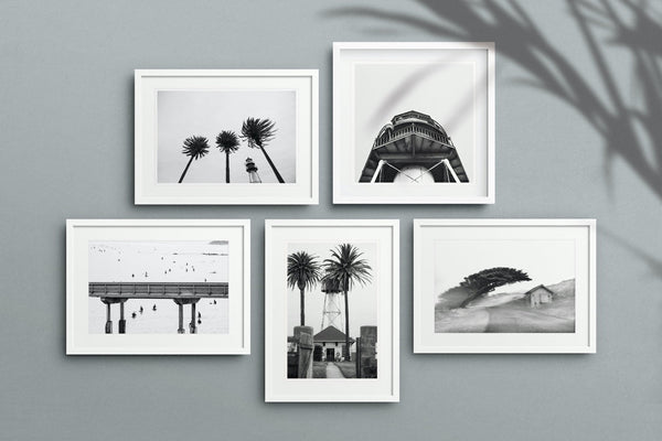 Wanderlust Gallery Wall  5 Piece Art Set - MK Envision Galleries